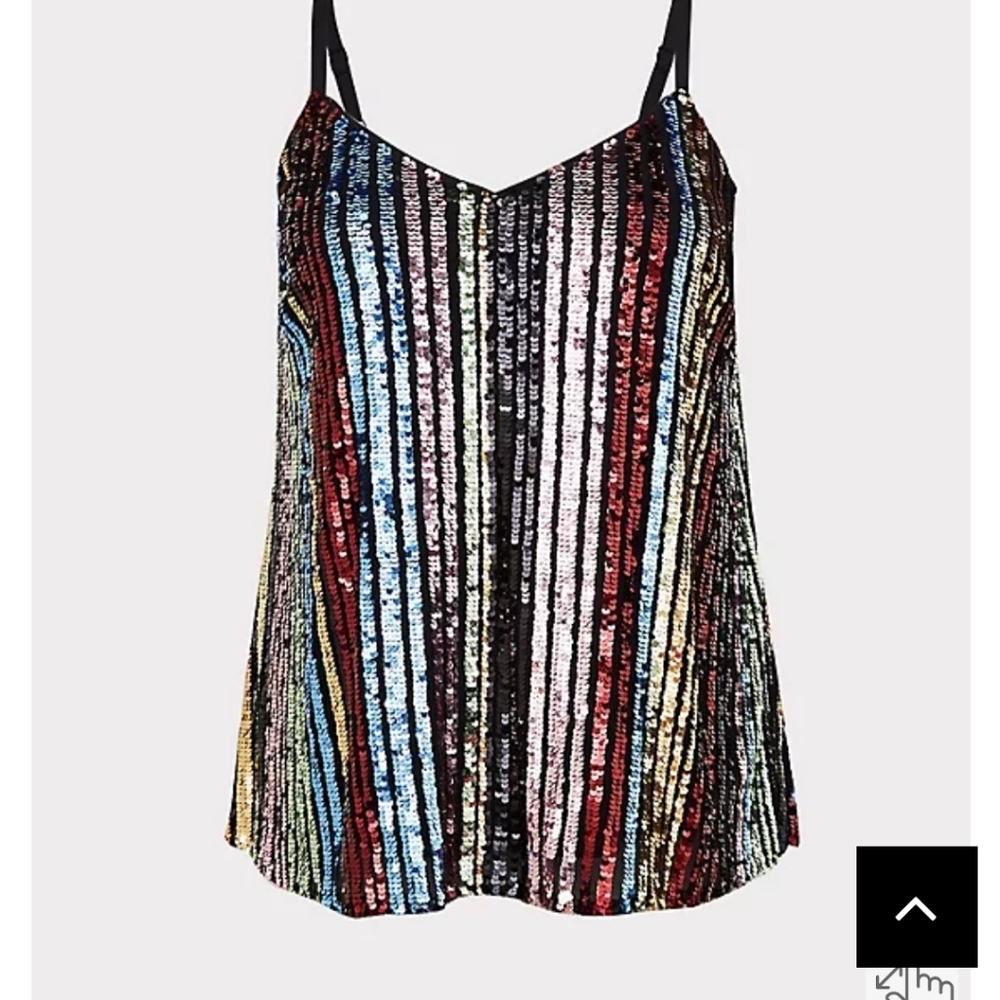 🆕✨RAINBOW SEQUIN SWING CAMI TOP ✨